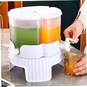 Naisicore 3-Tier 5L Beverage Dispenser, 360° Rotating Spigot Drink Stand, Party & Home Cold Hot Liquid Container in Kuwait
