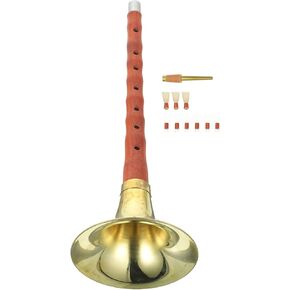 آلة النفخ العرقية روزوود سونا D مفتاح أداة الموسيقى الصينية التقليدية للمبتدئين مع قصب بلاستيكي وقرن عشوائي لون عشوائي in Kuwait