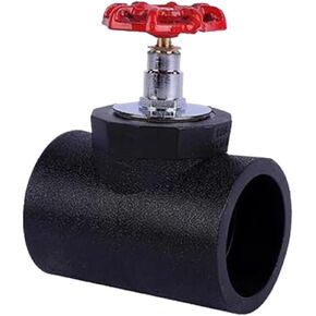 إحياء الأثاث PE غلوب الكرة صمام التبديل 20-110 نوع المقبس الساخن تذوب موصل أسود الحنفية تجهيزات أنابيب المياه in Kuwait