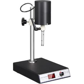 Lab Disperser Emulsifier, High Speed Homogenizer, 300~23000 R/Min, 2 Working Heads, 300Ml Capacity, Manual Lift, for Emulsion, Cell Dispersion in Saudi Arabia