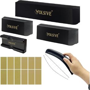 24 قطعة PSA مجموعة قوالب الصنفرة القابلة للتعديل، مجموعة أدوات صنفرة يدوية للجسم مع 20 قطعة من ورق الصنفرة ذاتي اللصق، مرنة لطلاء السيارات وأثاث رمل النجارة in Kuwait