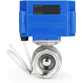 1PCS 3/4" Full Bore Stainless Steel Ball Valve, 9-24 V AC/DC, 2-Wire Automatic Return to CR0(NPT_Other_CR04) in Kuwait