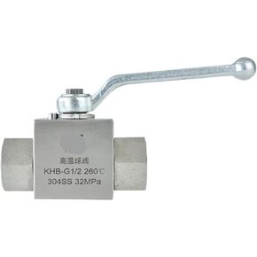 1PCS 1/8" 1/4" 1/2" 1" 1-1/2" 2" High Temperature Ball Valve KHB-G Stainless Steel Anti-Corrosion Hydraulic Ball Valve(1/8") in Kuwait
