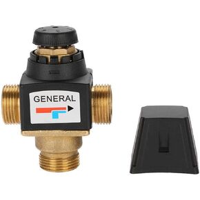 1Pc 3 Way DN20 Mixing Valve Male Thread Brass Thermostatic Mixing Valve for Solar Water Heater Tools Accessory in Kuwait