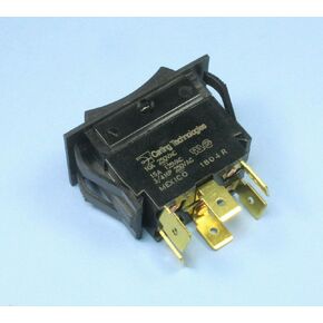 (HO #3) مفتاح Carling MOMENTARY Rocker Switch DPDT 15A 250Vac، 125VAC 30VDC (ON) إيقاف (ON) in Kuwait