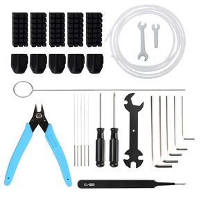 مجموعة أدوات الطابعة ثلاثية الأبعاد لـ Flashforge AD5X، ملحقات الطباعة ثلاثية الأبعاد تتضمن جوربًا من السيليكون، وفرشاة فوهة، وأنبوب PTFE، وكزة السداد، ومفتاح ألين، وكماشة القص، ومفتاح ربط متعدد الوظائف، وأداة الصيانة العامة in Kuwait