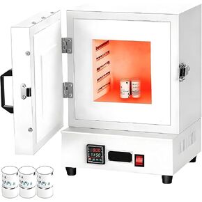 2000w Electric Ceramic Laboratory Muffle Furnace, Electric Kiln 1150℃ Metal Melting Furnace,Digital Melting Furnace for Clay DIY, Metal Annealing, Ceramic Firing in Saudi Arabia