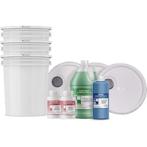 حزمة المبتدئين مع دلاء (1-منظف، 1-كلور، 1-شطف) - درجة تجارية - غسالة أطباق ذات درجة حرارة عالية ومنخفضة in Kuwait