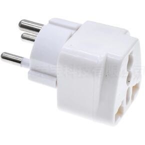 Plug adapter K-type 3-pin power converter connector(WD-20-1 black) in Saudi Arabia