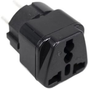 Plug adapter K-type 3-pin power converter connector(WD-20-1 black) in Kuwait