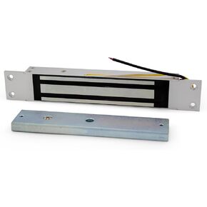 280 كجم 600 رطل من القابضة المغناطيسية قفل القص المخفي 12 فولت - قفل كهرومغناطيسي مع مؤشر LED للوصول الآمن إلى الباب in Kuwait
