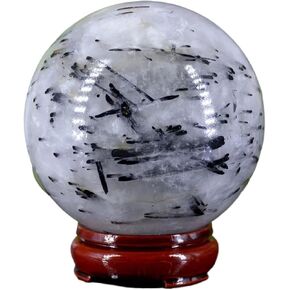 1 قطعة 900-1000 جرام كرة التورمالين السوداء كرة كريستال كوارتز in Kuwait