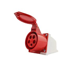 Industrial Aviation Plug Non-Explosion-Proof Socket Connector Three-Phase Waterproof Construction site Docking 3 core 4 5 Holes 16A/32A(Five core 32A Surface Mounted) in Saudi Arabia