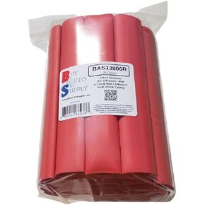 اشترِ Auto Supply # BAS13806 (25 قطعة) أسود 3:1 أنبوب انكماش حراري مزدوج الجدار مبطن بمادة لاصقة، درجة السيارات والبحرية - الحجم: I.D 3/4 بوصة (19.1 مم) - أقسام 6 بوصة in Kuwait