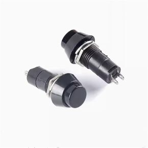 5 قطعة مفتاح زر الضغط، PBS-11 PBS-11A PBS-11B 12 مم قفل ذاتي الاسترداد لحظة 3A 250V 2PIN (أبيض، استرداد ذاتي) in Kuwait