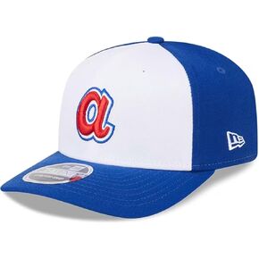 عصر جديد اتلانتا بريفز MLB كوبرستاون طبق الاصل 9SEVENTY قبعة بيسبول قابلة للتعديل Snapback قبعة زرقاء in Kuwait