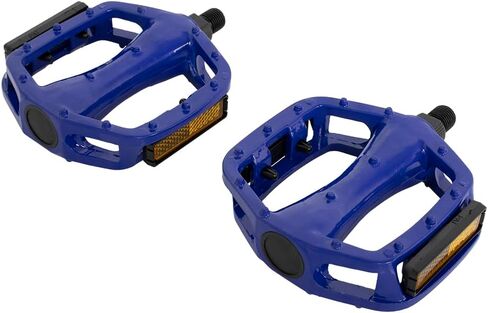 PRO+ FX-565 دواسات منصة دراجة من سبيكة 1/2 بوصة بدواسات مسطحة محمل كروي فضفاض لدراجات BMX Fixie MTB Cruiser للأطفال - ألوان متعددة in Kuwait