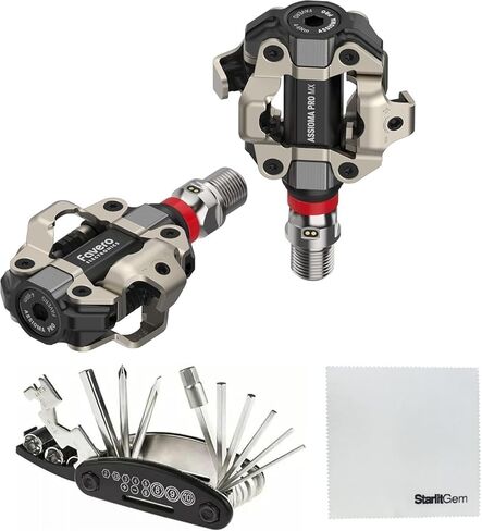 Favero Assioma PRO MX-2 Dual-Sided Power Meter Pedals for MTB & Gravel – Advanced Accuracy, IAV Cycling Dynamics, Robust Build, Bluetooth & ANT+ with Multi Tool Kit in Saudi Arabia