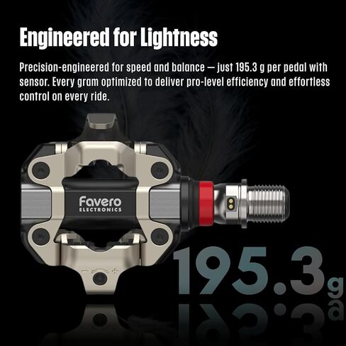 Favero Assioma PRO MX-2 Dual-Sided Power Meter Pedals for MTB & Gravel – Advanced Accuracy, IAV Cycling Dynamics, Robust Build, Bluetooth & ANT+ with Multi Tool Kit in Saudi Arabia