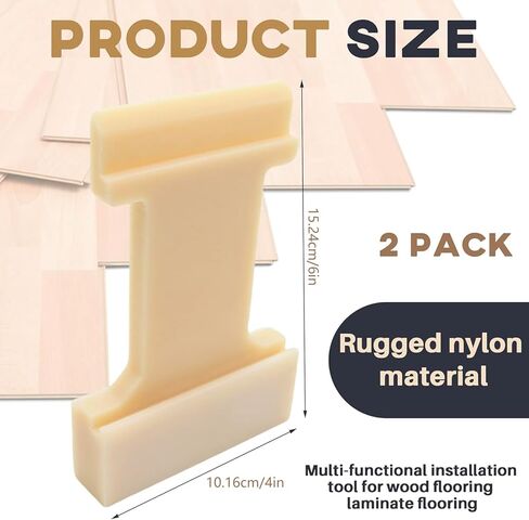 حزمة من 2 أداة تركيب الأرضيات الخشبية متعددة الوظائف مجموعة قوالب التنصت من النايلون للأرضيات الخشبية المركبة in Kuwait