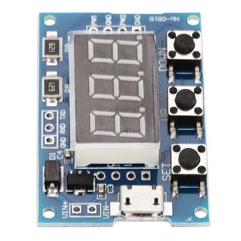 Fafeicy Adjustable 2 Channel PWM Frequency Duty Cycle Generator, for MCU Pulse Control, 1Hz-150KHz Output with USB Power Supply in Saudi Arabia