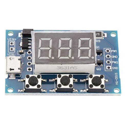 Fafeicy Adjustable 2 Channel PWM Frequency Duty Cycle Generator, for MCU Pulse Control, 1Hz-150KHz Output with USB Power Supply in Saudi Arabia