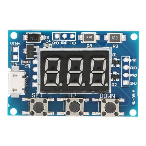Fafeicy Adjustable 2 Channel PWM Frequency Duty Cycle Generator, for MCU Pulse Control, 1Hz-150KHz Output with USB Power Supply in Saudi Arabia