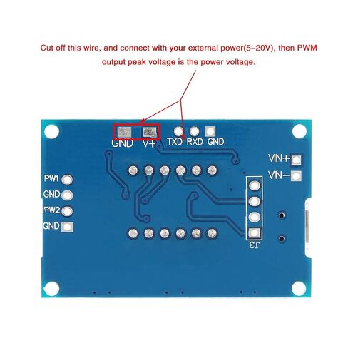 Fafeicy Adjustable 2 Channel PWM Frequency Duty Cycle Generator, for MCU Pulse Control, 1Hz-150KHz Output with USB Power Supply in Saudi Arabia