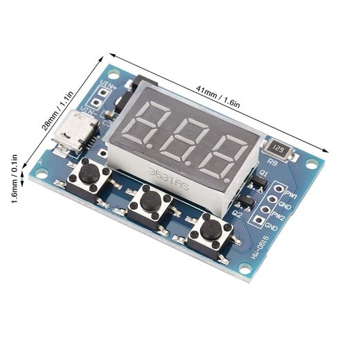 Fafeicy Adjustable 2 Channel PWM Frequency Duty Cycle Generator, for MCU Pulse Control, 1Hz-150KHz Output with USB Power Supply in Saudi Arabia