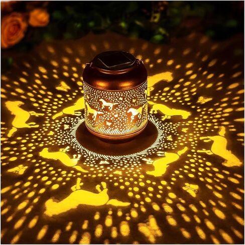 هدايا عيد الأم للأم الحصان الفوانيس الشمسية في الهواء الطلق للماء شنقا أضواء الشمسية هدايا الحصان للنساء الرجال المعادن أدى ضوء الزخرفية للفناء، الفناء، الحديقة، سطح الطاولة، المسار، المناظر الطبيعية، ديكور الحديقة in Kuwait