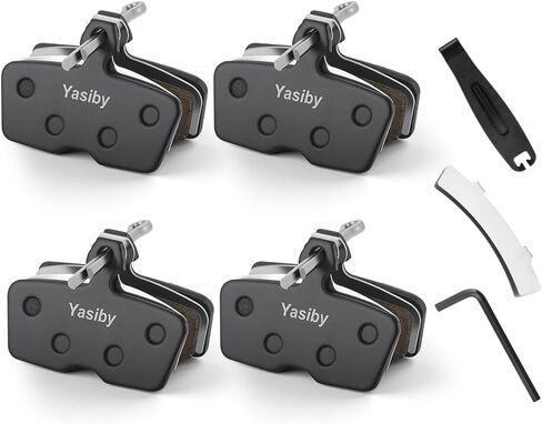 وسادات فرامل الدراجة، 4 أزواج من وسادات فرامل الأقراص عالية الأداء مع أدوات التثبيت، وسادات فرامل الدراجة الجبلية الممتازة شبه المعدنية والعضوية من الراتنج لـ AVID SRAM Code R RE RSC، Guide RE، G2 RE، DB8 in Kuwait