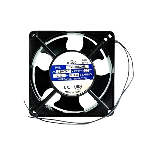 120x120x38 مللي متر BT220 12038S2HL التيار المتناوب 220-240 V50/60 هرتز 20 واط 0.17A مروحة تبريد in Saudi Arabia