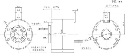 Conductive Slip Ring 220V Inner Diameter ∅38.1mm Outer Diameter ∅99mm 2-Way 10A in Saudi Arabia