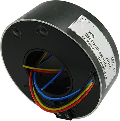 360 Degree Rotating Transmission Conductive Slip Ring Inner Diameter 50mm 4 Channels 10A in Saudi Arabia