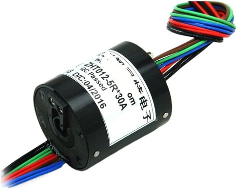 360 Degree Rotating Aperture 12mm Hollow Shaft Slip Ring ZHT012-05 * 30A in Saudi Arabia