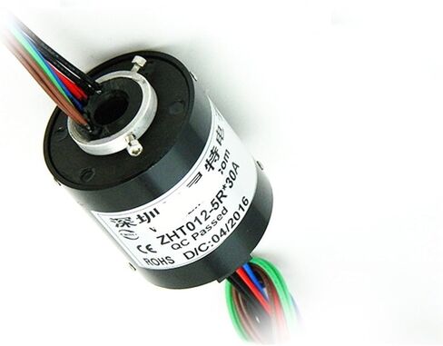 360 Degree Rotating Aperture 12mm Hollow Shaft Slip Ring ZHT012-05 * 30A in Saudi Arabia