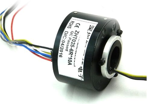 Aperture 25mm, 6-Way 10A Rotary Platform Precision Conductive Slip Ring ZHT025-6R10A in Saudi Arabia