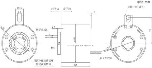 Through Hole Conductive Ring 360 Degree Aperture 50 Outer Diameter 120mm ZHT050-3 * 120A in Saudi Arabia