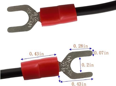 Turntable Ground Wire 3.3ft - Universal Grounding Cable for Record Player Technics Phono Anti-Hum with Spade Lug Terminals 18AWG in Saudi Arabia