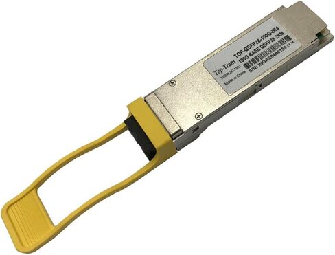 الوحدة الضوئية Top-QSFP28-100G-IR أحادية الوضع بسرعة 2 كيلومتر عالية السرعة متوافقة مع جميع العلامات التجارية الكبرى in Kuwait