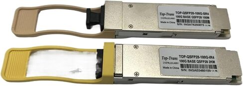 الوحدة الضوئية Top-QSFP28-100G-IR أحادية الوضع بسرعة 2 كيلومتر عالية السرعة متوافقة مع جميع العلامات التجارية الكبرى in Kuwait