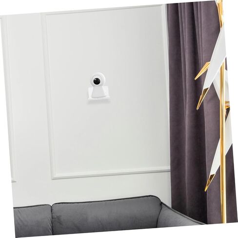 TEHAUX 3Pcs Clear Acrylic Wall Mount for Security Cameras and Speakers Easy Installation Floating Shelf for Monitors Projector Shelf and More Sturdy Stylish Design in Saudi Arabia