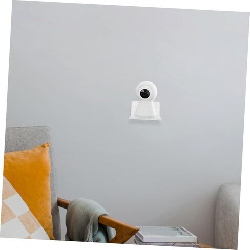 TEHAUX 3Pcs Clear Acrylic Wall Mount for Security Cameras and Speakers Easy Installation Floating Shelf for Monitors Projector Shelf and More Sturdy Stylish Design in Saudi Arabia