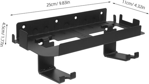 KALLORY Game Console Wall Mount Durable Controller Holder for VR Goggles Game Consoles Headsets Maximize Gaming Space Organize Accessories Sleek Design for Tidy in Saudi Arabia