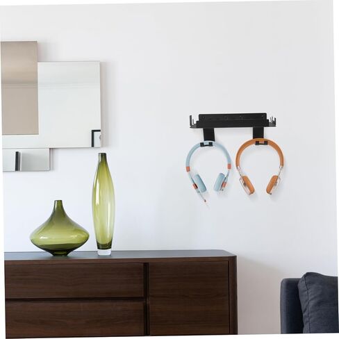 KALLORY Game Console Wall Mount Durable Controller Holder for VR Goggles Game Consoles Headsets Maximize Gaming Space Organize Accessories Sleek Design for Tidy in Saudi Arabia