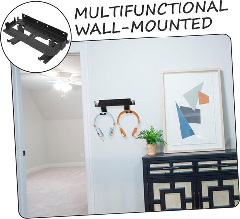 KALLORY Game Console Wall Mount Durable Controller Holder for VR Goggles Game Consoles Headsets Maximize Gaming Space Organize Accessories Sleek Design for Tidy in Saudi Arabia