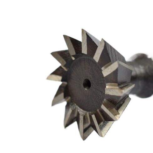 Dovetail Milling Cutter,HSS Dovetail Cutter End Mill, Cutting Stability Milling Cutter, 10-60mm Straight Shank HSS End Mill 45/55/60 Degrees 1pc(16MM x 60)(14MM x 45) in Kuwait