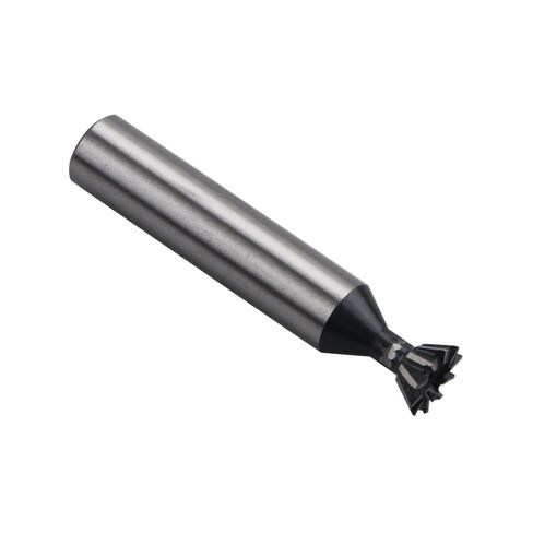 60 Degree Dovetail Milling Cutter with Double Cutting Edges HSS 10-Teeth Grooving End Mill Tool for Slot Machining in Saudi Arabia