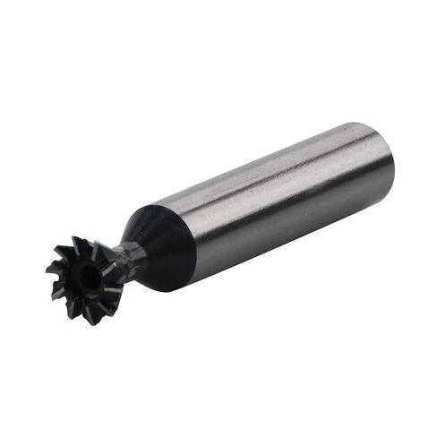 60 Degree Dovetail Milling Cutter with Double Cutting Edges HSS 10-Teeth Grooving End Mill Tool for Slot Machining in Saudi Arabia