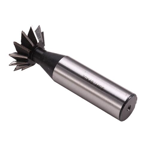 Dovetail Milling Cutter,1pc Dovetail Cutter 32X45 Degrees, 12 Edges HSS CNC Router Bit, Dovetail Milling Cutter End Mill 16mm in Kuwait